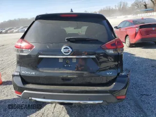 2019 Nissan Rogue SV with VIN KNMAT2MT4KP501737, listed as a Copart auction lot 49803705 with 119,024 mi miles and Salvage Title. Bid and sale history available at carsss.com. Image 6.
