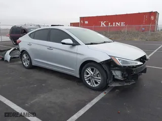 2019 Hyundai Elantra Preferred with VIN KMHD84LF7KU773329, listed as a IAAI auction lot 41434350 with 63,484 mi miles. Bid and sale history available at carsss.com. Image 1.