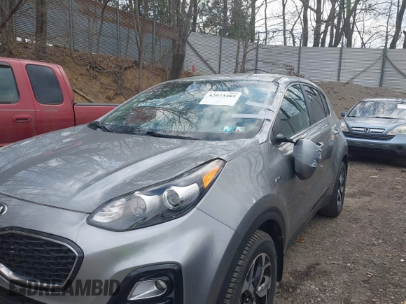 2020 Kia Sportage LX with VIN KNDPMCAC6L7630193, listed as a IAAI auction lot 42073485 with 48,743 mi miles. Bid and sale history available at carsss.com. Image 6.