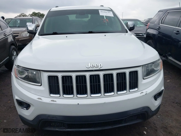2014 Jeep Grand Cherokee Laredo with VIN 1C4RJEAG3EC180965, listed as a IAAI auction lot 41488781 with 108,633 mi miles. Bid and sale history available at carsss.com. Image 12.