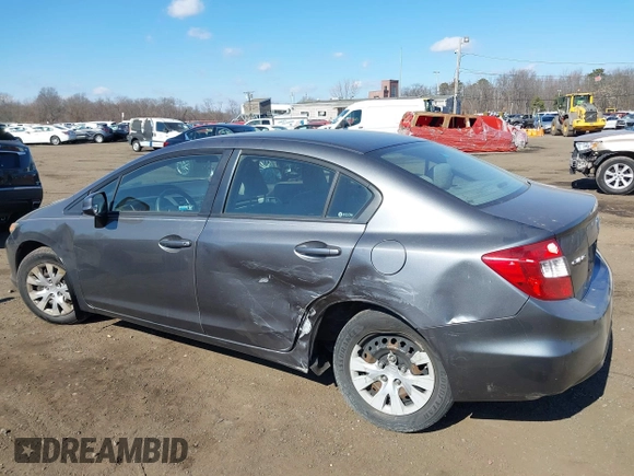 2012 Honda Civic LX z VIN 19XFB2F52CE329264, wystawiony jako IAAI lot #41654894 z przebiegiem 110 836 mil mil oraz . Historia ofert i sprzedaży dostępna na DreamBid. Obrazek 6.