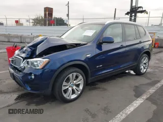 2016 BMW X3 sDrive28i with VIN 5UXWZ7C56G0M83583, listed as a IAAI auction lot 41517534 with 89,611 mi miles and . Bid and sale history available at DreamBid. Image 17.