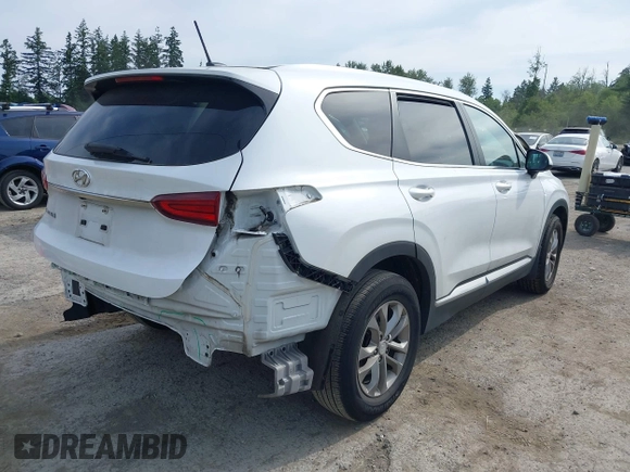 2020 Hyundai Santa Fe SE with VIN 5NMS23AD1LH192085, listed as a IAAI auction lot 42455451 with 50,517 mi miles and . Bid and sale history available at DreamBid. Image 4.