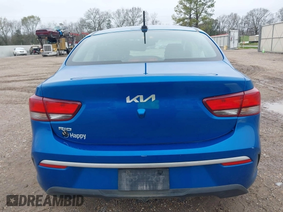 2023 Kia Rio LX with VIN 3KPA24AD9PE517404, listed as a IAAI auction lot 41609216 with 191,122 mi miles. Bid and sale history available at carsss.com. Image 16.