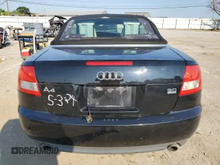 2006 Audi A4 3.0L with VIN WAUET48H36K009929, listed as a Copart auction lot 61720774 with 0 mi miles and Salvage Title. Bid and sale history available at carsss.com. Image 6.