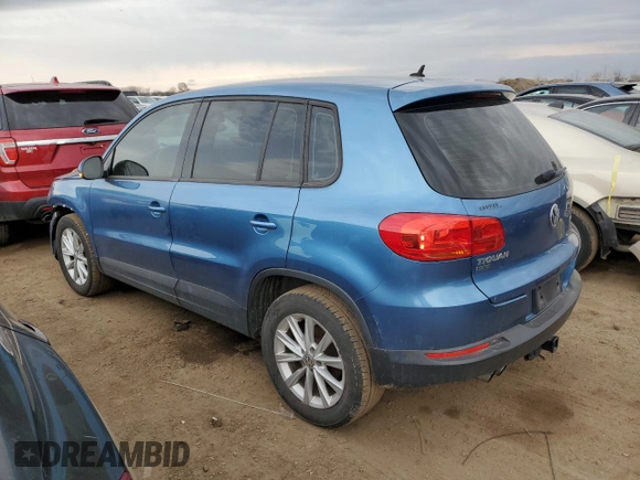 2017 Volkswagen Tiguan S z VIN WVGBV7AXXHK045196, wystawiony jako Copart lot #49369505 z przebiegiem 114 367 mil mil oraz Szkoda całkowita • Salvage title. Historia ofert i sprzedaży dostępna na DreamBid. Obrazek 2.