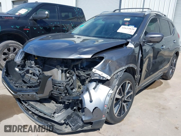 2017 Nissan Rogue SL z VIN 5N1AT2MT8HC749372, wystawiony jako IAAI lot #41622839 z przebiegiem 90 638 mil mil oraz . Historia ofert i sprzedaży dostępna na DreamBid. Obrazek 6.