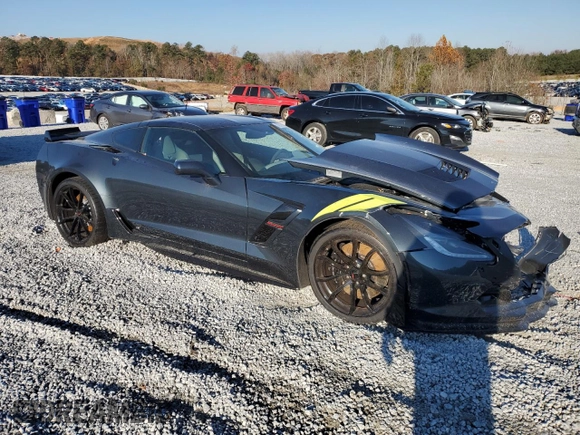 2019 Chevrolet Corvette Grand Sport 2LT with VIN 1G1YX2D79K5110951, listed as a Copart auction lot 82776964 with 0 mi miles and Salvage Title. Bid and sale history available at carsss.com. Image 4.