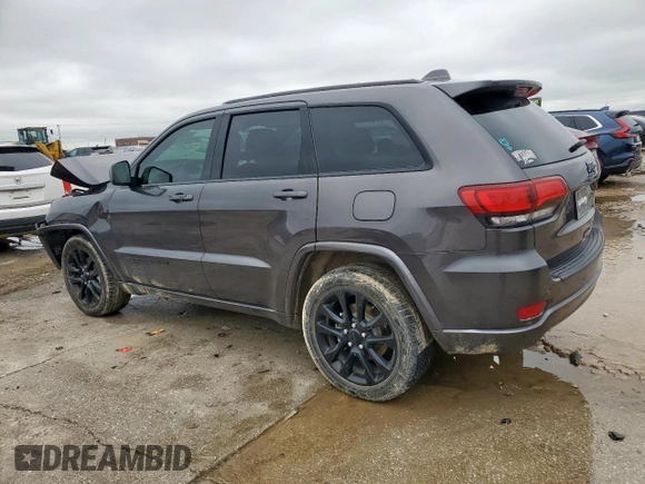 2019 Jeep Grand Cherokee Altitude z VIN 1C4RJEAG4KC811167, wystawiony jako Copart lot #55943695 z przebiegiem 131 090 mil mil oraz Szkoda całkowita • Salvage title. Historia ofert i sprzedaży dostępna na DreamBid. Obrazek 2.