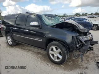 2012 Chevrolet Suburban LTZ with VIN 1GNSKKE75CR282616, listed as a Copart auction lot 44913935 with 123,238 mi miles and Non repairable. Bid and sale history available at DreamBid. Image 4.