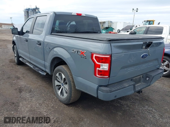 2020 Ford F-150 XL with VIN 1FTEW1EP1LKE68456, listed as a IAAI auction lot 41947986 with 25,323 mi miles. Bid and sale history available at carsss.com. Image 3.