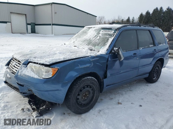 2007 Subaru Forester X w/Premium Pkg with VIN JF1SG65617G713467, listed as a Copart auction lot 42983045 with 138,057 mi miles and Salvage Title. Bid and sale history available at carsss.com. Image 1.