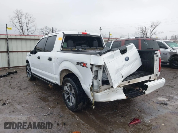 2019 Ford F-150 XL with VIN 1FTEW1C52KKD70455, listed as a IAAI auction lot 41457239 with 97,295 mi miles and . Bid and sale history available at DreamBid. Image 6.