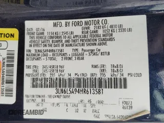 2017 Lincoln MKZ Premiere with VIN 3LN6L5A94HR613581, listed as a Copart auction lot 43383925 with 157,258 mi miles and Salvage Title. Bid and sale history available at DreamBid. Image 14.