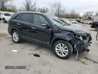 2014 Kia Sorento EX with VIN 5XYKUDA79EG460159, listed as a Copart auction lot 51407035 with 138,496 mi miles and Salvage Title. Bid and sale history available at DreamBid. Image 4.