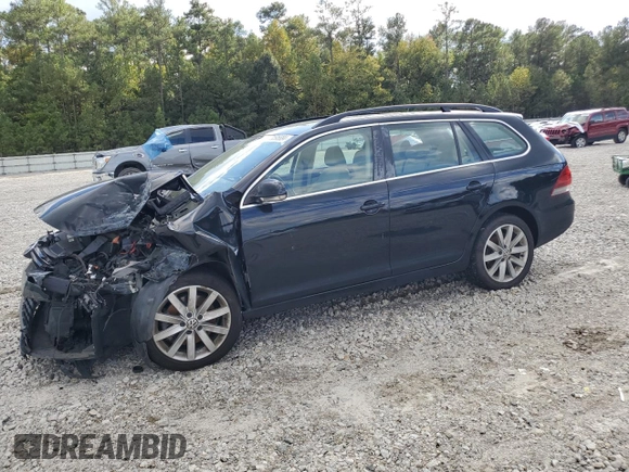 2014 Volkswagen Jetta SportWagen TDI w/Sunroof & Nav with VIN 3VWPL7AJ6EM606538, listed as a Copart auction lot 73595884 with 0 mi miles and Salvage Title. Bid and sale history available at carsss.com. Image 1.