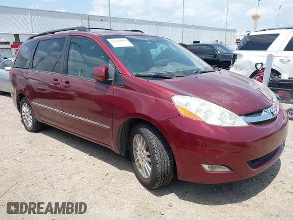 2008 Toyota Sienna XLE z VIN 5TDZK22C98S204082, wystawiony jako IAAI lot #42439890 z przebiegiem 134 283 mil mil oraz . Historia ofert i sprzedaży dostępna na DreamBid. Obrazek 1.