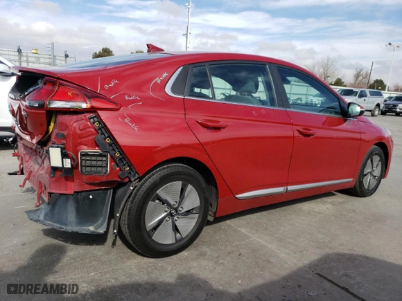 2022 Hyundai Ioniq Hybrid SE with VIN KMHC75LC0NU278632, listed as a Copart auction lot 47832825 with 82,235 mi miles and Salvage Title. Bid and sale history available at carsss.com. Image 3.