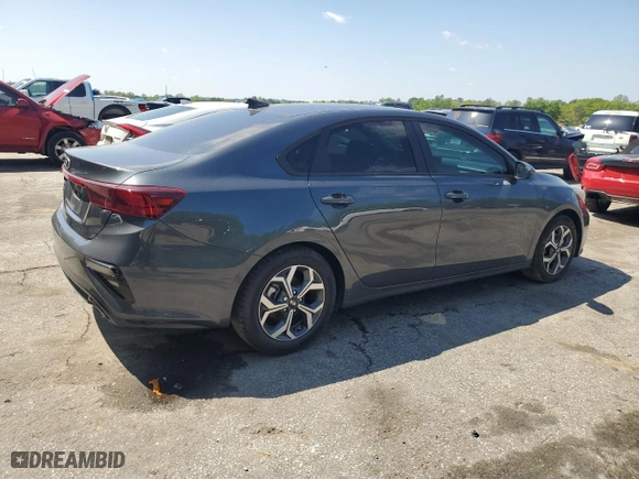 2021 Kia Forte LXS with VIN 3KPF24AD8ME386693, listed as a Copart auction lot 51935345 with 22,249 mi miles and Salvage Title. Bid and sale history available at carsss.com. Image 3.