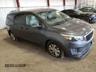 2016 Kia Sedona LX with VIN KNDMB5C17G6215489, listed as a Copart auction lot 71774924 with 86,472 mi miles and Salvage Title. Bid and sale history available at carsss.com. Image 4.