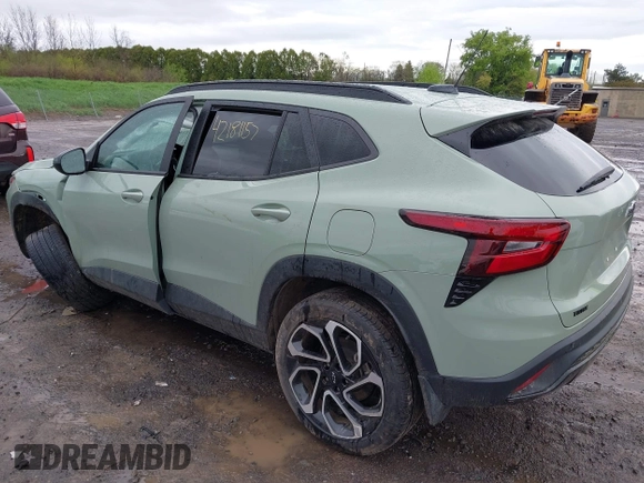 2024 Chevrolet Trax 2RS with VIN KL77LJE29RC144158, listed as a IAAI auction lot 42181157 with 8,757 mi miles and . Bid and sale history available at DreamBid. Image 3.