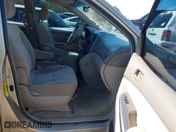 2007 Toyota Sienna CE with VIN 5TDZK23C57S061242, listed as a IAAI auction lot 41738859 with Not Provided miles and . Bid and sale history available at DreamBid. Image 5.