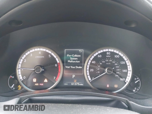 2018 Lexus NX 300 with VIN JTJBARBZ4J2153974, listed as a IAAI auction lot 41973233 with 61,375 mi miles and . Bid and sale history available at DreamBid. Image 7.