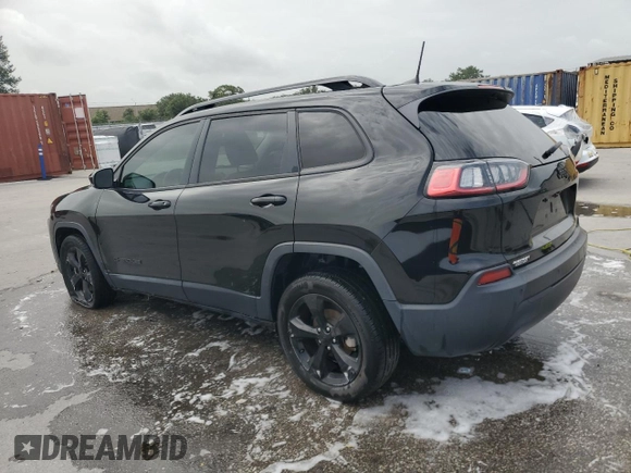 2020 Jeep Cherokee Altitude with VIN 1C4PJLLB4LD592817, listed as a Copart auction lot 58168785 with 57,400 mi miles and Salvage title. Bid and sale history available at DreamBid. Image 2.