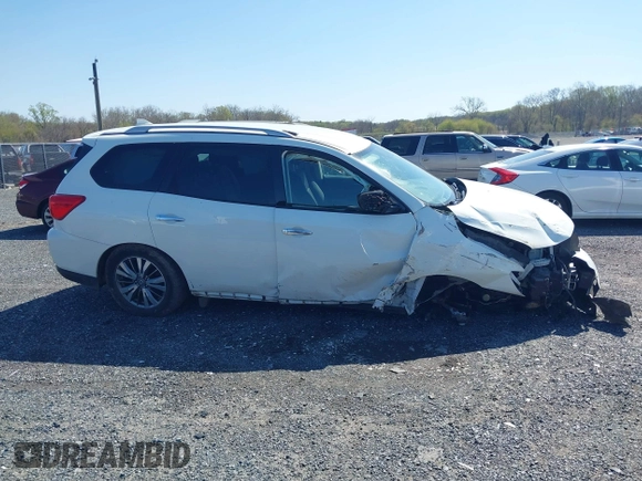 2019 Nissan Pathfinder S with VIN 5N1DR2MM4KC638264, listed as a IAAI auction lot 42048739 with 106,373 mi miles and . Bid and sale history available at DreamBid. Image 13.