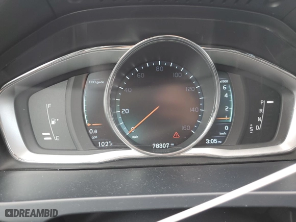2016 Volvo V60 Cross Country T5 Platinum with VIN YV4612HM5G1019607, listed as a Copart auction lot 61407053 with 78,307 mi miles. Bid and sale history available at carsss.com. Image 9.
