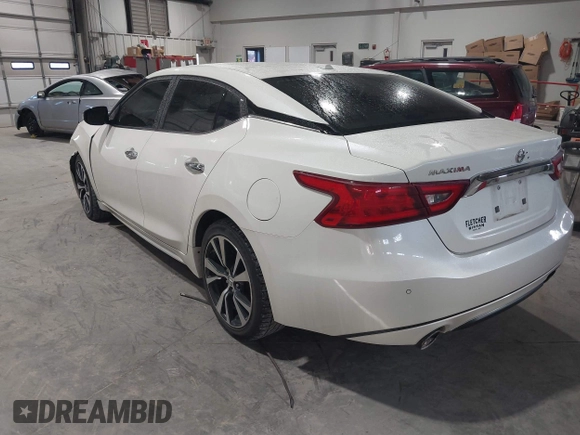 2017 Nissan Maxima SV with VIN 1N4AA6AP0HC366492, listed as a IAAI auction lot 41382955 with 154,939 mi miles and . Bid and sale history available at DreamBid. Image 3.