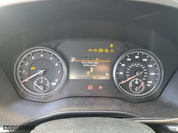 2023 Hyundai Santa Fe SEL with VIN 5NMS24AJ5PH648171, listed as a Copart auction lot 44614355 with 11,527 mi miles and Salvage Title. Bid and sale history available at carsss.com. Image 9.