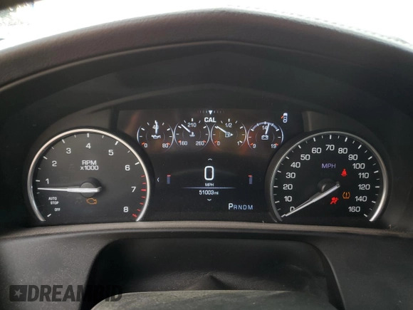 2017 Cadillac CT6 Luxury AWD with VIN 1G6KD5RS5HU164768, listed as a Copart auction lot 53703425 with 51,003 mi miles and Clean title. Bid and sale history available at DreamBid. Image 9.