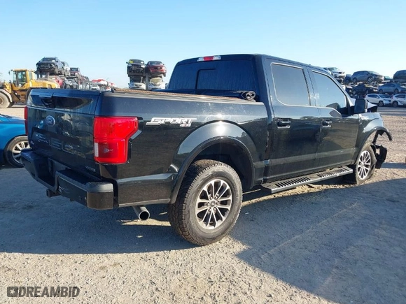 2018 Ford F-150 XL with VIN 1FTEW1E55JFB36007, listed as a IAAI auction lot 41788565 with 999,999 mi miles. Bid and sale history available at carsss.com. Image 4.
