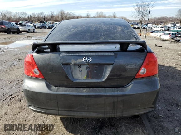 2007 Scion tC Spec with VIN JTKDE177770195397, listed as a Copart auction lot 44628005 with 170,080 mi miles and Salvage Title. Bid and sale history available at carsss.com. Image 6.
