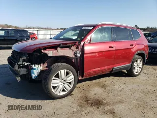 2018 Volkswagen Atlas SEL Premium z VIN 1V2NR2CA0JC575855, wystawiony jako Copart lot #48978415 z przebiegiem 116 339 mil mil oraz Szkoda całkowita • Salvage title. Historia ofert i sprzedaży dostępna na DreamBid. Obrazek 1.