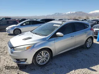 2017 Ford Focus Titanium with VIN 1FADP3N2XHL287260, listed as a Copart auction lot 50607855 with 170,146 mi miles and Salvage Title. Bid and sale history available at carsss.com. Image 1.