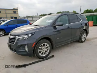 2022 Chevrolet Equinox LT с VIN 2GNAXKEV3N6152120, выставлен на аукционе Copart как лот 57023125 с пробегом 56 410 миль миль и Списание • Salvage title. История ставок и продаж доступна на DreamBid. Изображение 1.