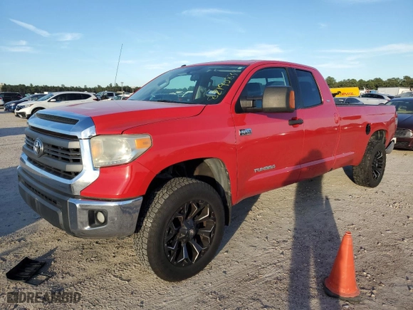2014 Toyota Tundra 4WD Truck SR with VIN 5TFCY5F1XEX017048, listed as a Copart auction lot 82190834 with 302,685 mi miles and Salvage Title. Bid and sale history available at carsss.com. Image 1.