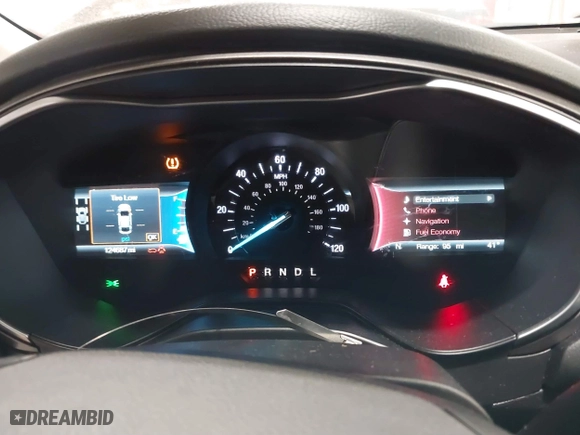 2019 Ford Fusion Hybrid SE with VIN 3FA6P0LUXKR205712, listed as a IAAI auction lot 41267049 with 124,687 mi miles. Bid and sale history available at carsss.com. Image 7.