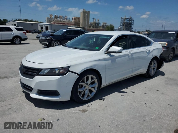 2015 Chevrolet Impala LT with VIN 2G1125S32F9177773, listed as a Copart auction lot 57349295 with 180,555 mi miles and Salvage title. Bid and sale history available at DreamBid. Image 1.