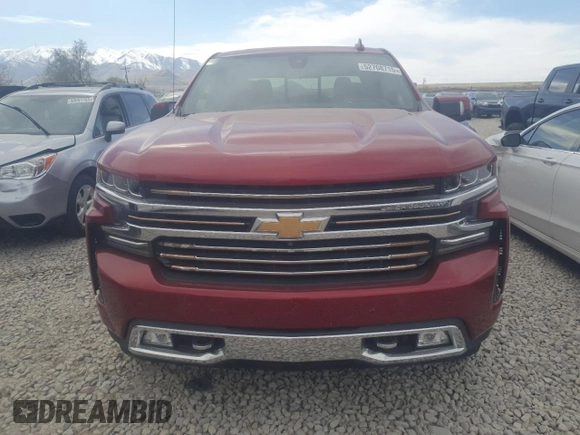 2021 Chevrolet Silverado 1500 High Country with VIN 3GCUYHET2MG141357, listed as a Copart auction lot 52708715 with 55,021 mi miles and Clean Title. Bid and sale history available at carsss.com. Image 5.