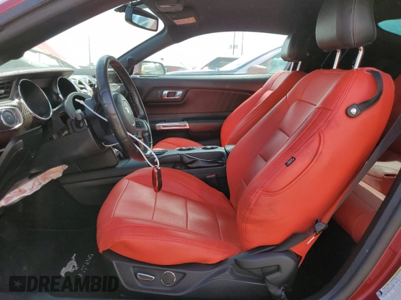 2015 Ford Mustang EcoBoost with VIN 1FA6P8TH8F5315166, listed as a Copart auction lot 51655355 with 82,740 mi miles and Non Repairable. Bid and sale history available at carsss.com. Image 7.
