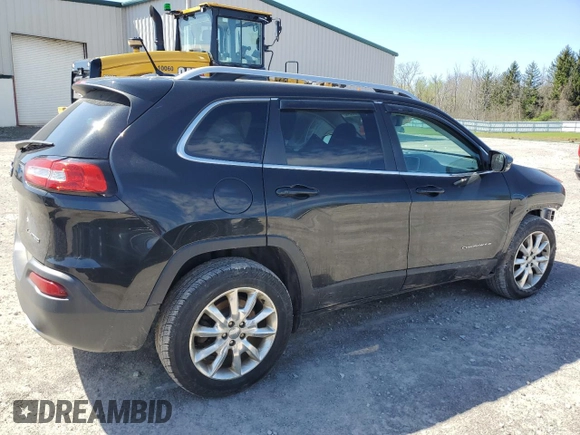 2015 Jeep Cherokee Limited with VIN 1C4PJMDS7FW778462, listed as a Copart auction lot 54368015 with 84,116 mi miles and Salvage Title. Bid and sale history available at carsss.com. Image 3.