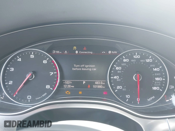 2013 Audi A6 Premium Plus with VIN WAUDFAFC0DN010430, listed as a IAAI auction lot 42603497 with 101,980 mi miles and . Bid and sale history available at DreamBid. Image 7.