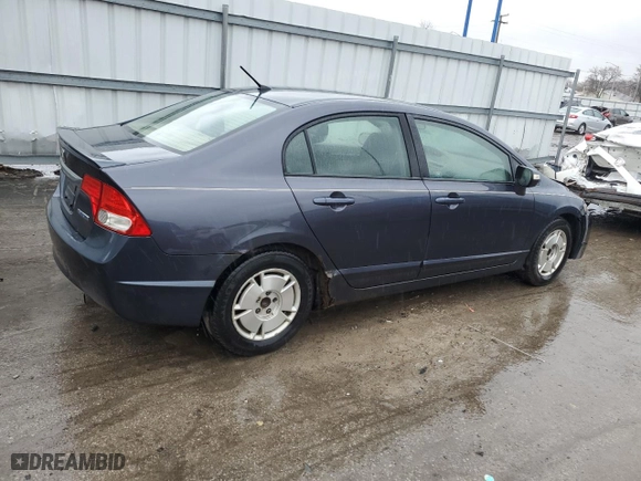 2009 Honda Civic Hybrid with VIN JHMFA36229S008179, listed as a Copart auction lot 47106905 with 233,077 mi miles and Clean Title. Bid and sale history available at carsss.com. Image 3.