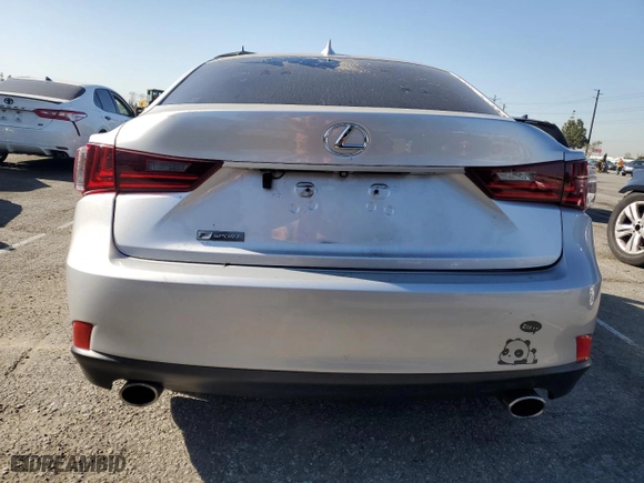 2015 Lexus IS 250 with VIN JTHBF1D28F5072390, listed as a Copart auction lot 52347825 with 77,263 mi miles and Salvage Title. Bid and sale history available at carsss.com. Image 6.