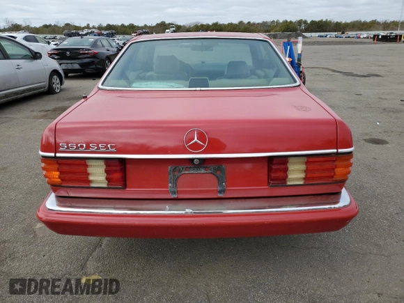 1987 Mercedes-Benz 560 with VIN WDBCA45D6HA348824, listed as a Copart auction lot 49355285 with 281,540 mi miles and Clean Title. Bid and sale history available at DreamBid. Image 6.