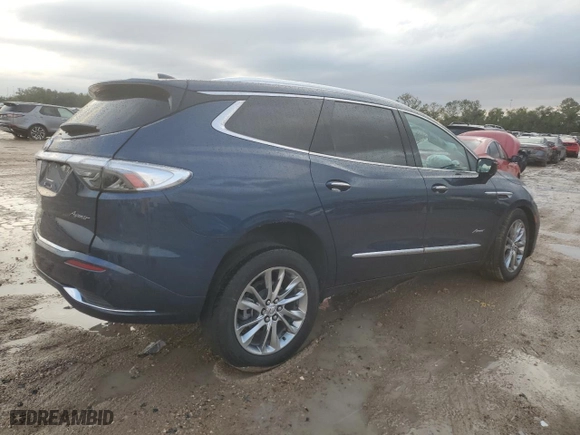 2024 Buick Enclave Avenir with VIN 5GAERDKW9RJ109845, listed as a Copart auction lot 80719444 with 17,763 mi miles and Salvage Title. Bid and sale history available at carsss.com. Image 3.