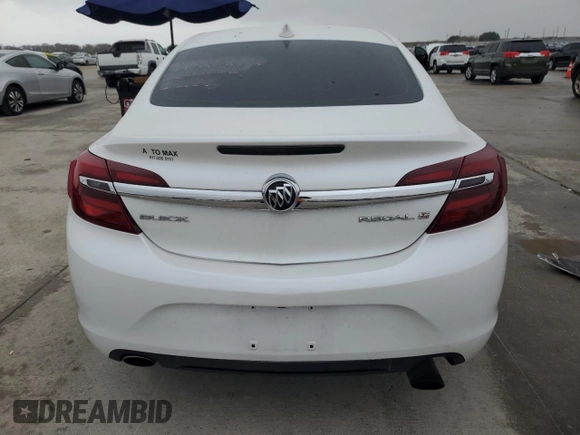 2016 Buick Regal with VIN 2G4GK5EX0G9185030, listed as a Copart auction lot 85083754 with 106,538 mi miles and Salvage Title. Bid and sale history available at DreamBid. Image 6.